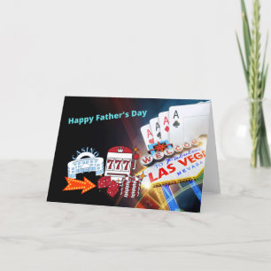 Las Vegas Father's Day Card