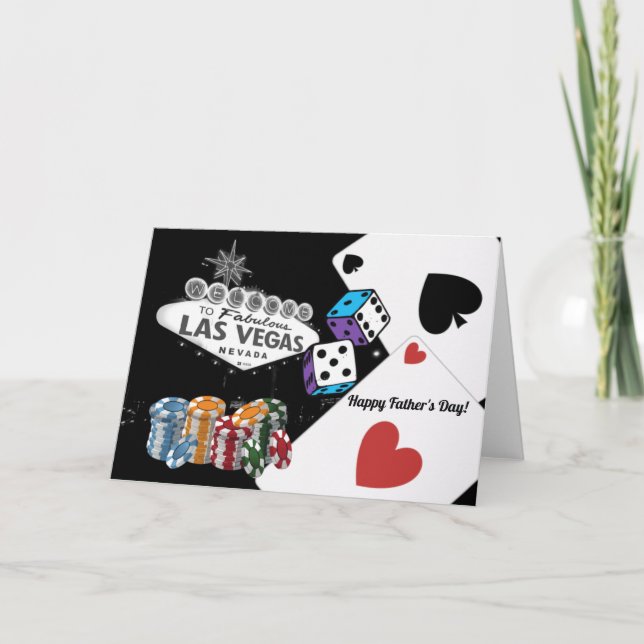 Las Vegas Father's Day Card (Front)
