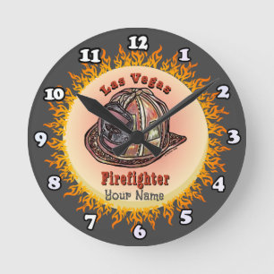 Las Vegas Firefighter clock