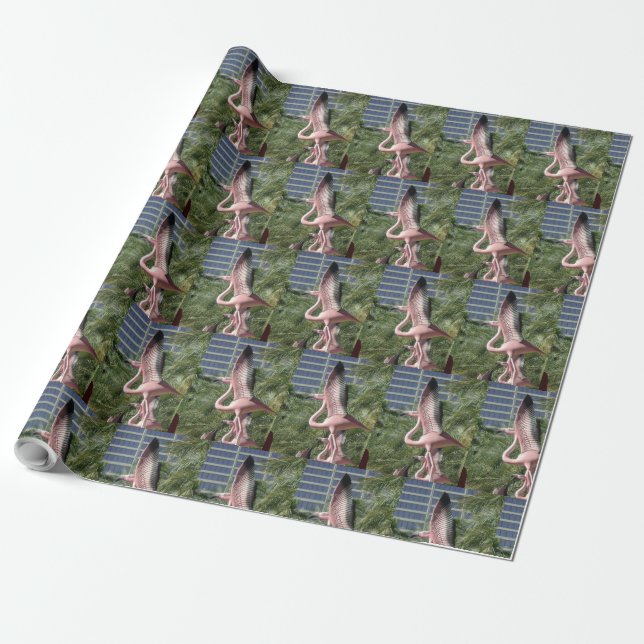 Las Vegas Flamingo Hotel Wrapping Paper (Unrolled)