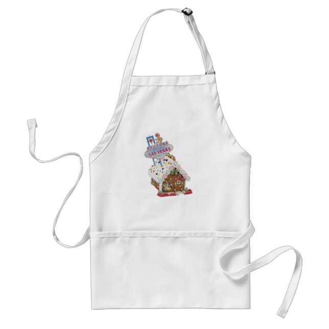 Las Vegas Gingerbread House Apron (Front)