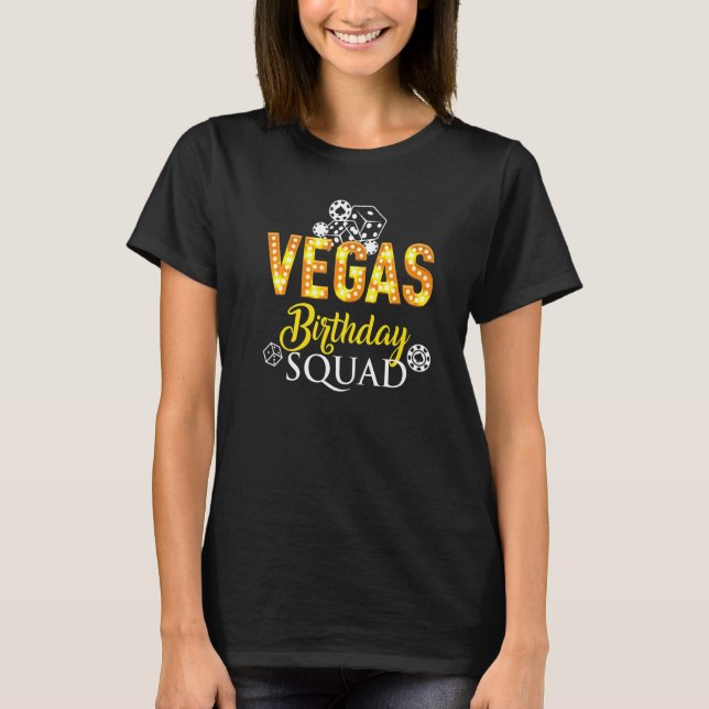 Las Vegas Girls Trip  2022 Party Vegas Birthday Sq T-Shirt (Front)