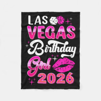 Las Vegas Girls Trip 2026 Cruise Trip Matching Bir Fleece Blanket