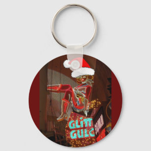Las Vegas Glitter Gulch Christmas Key Ring