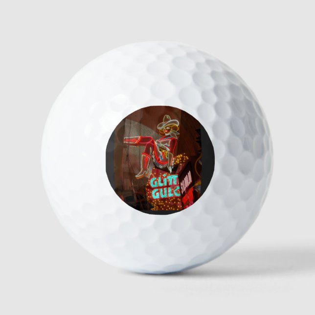 Las Vegas Glitter Gulch Golf Balls (Front)