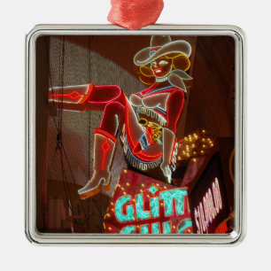 Las Vegas Glitter Gulch Metal Tree Decoration