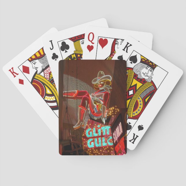 Las Vegas Glitter Gulch Playing Cards (Back)