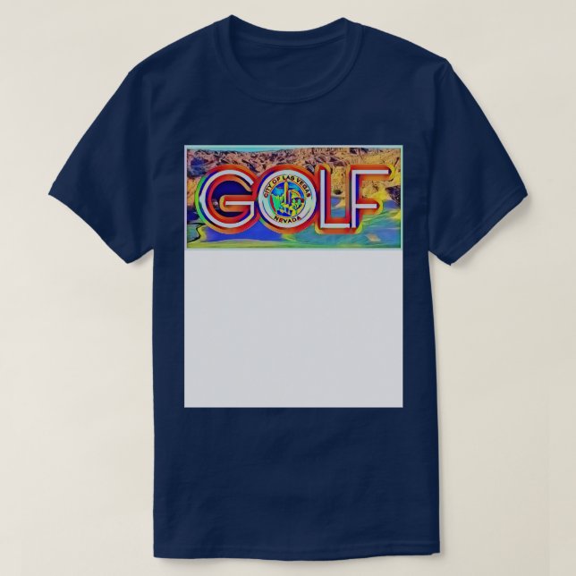 Las Vegas Golf T-Shirt (Design Front)