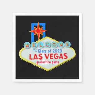 Las Vegas Graduation Napkin