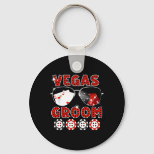 Las Vegas Groom Wedding Tee Bachelor Party Stag Ni Key Ring