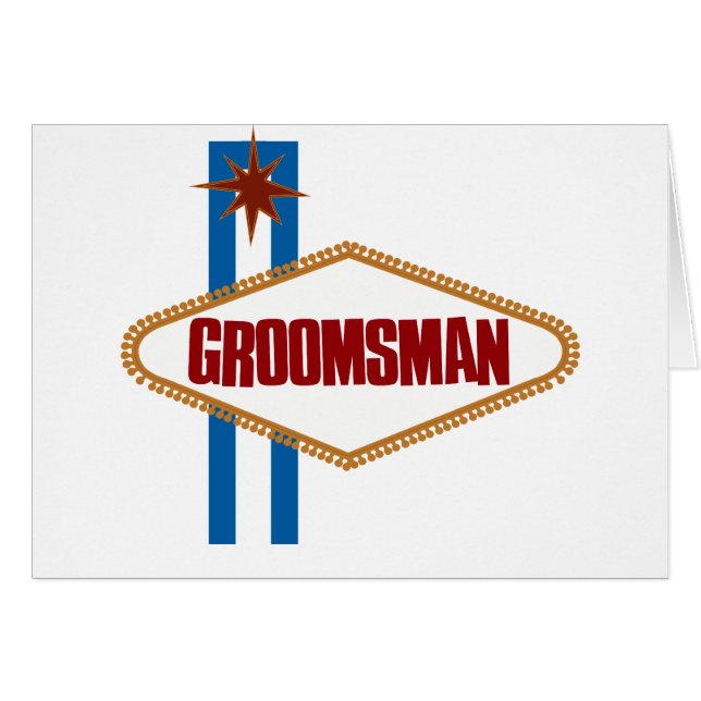 Las Vegas Groomsman (Front Horizontal)