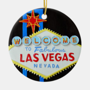 Las Vegas Holiday Season Ceramic Tree Decoration