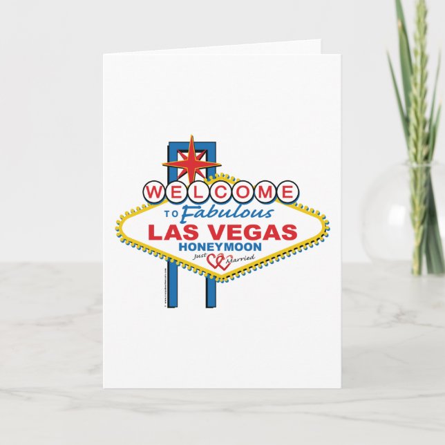 Las Vegas Honeymoon Card (Front)