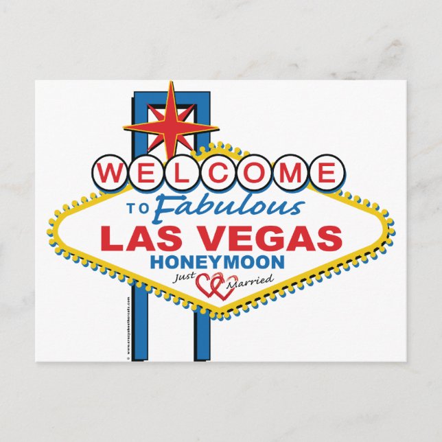 Las Vegas Honeymoon Postcard (Front)