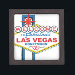 Las Vegas Honeymoon retro Gift Box<br><div class="desc">Las Vegas Honeymoon Design</div>
