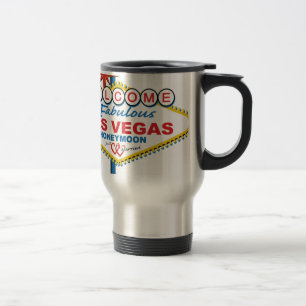 Las Vegas Honeymoon retro Travel Mug
