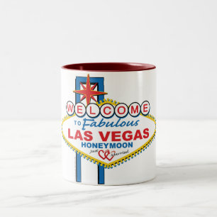 Las Vegas Honeymoon Two-Tone Coffee Mug