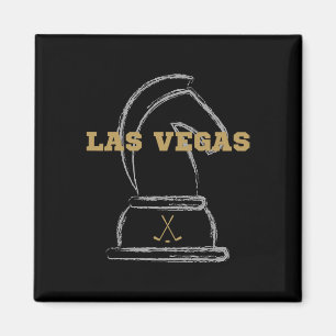 Las Vegas Ice Hockey Sports Team Golden Novelty At Magnet