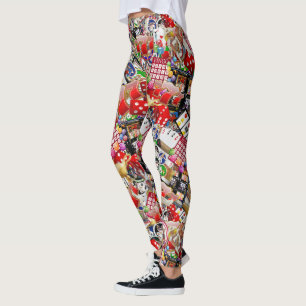 Las Vegas Icons ~ Gamblers Delight Leggings