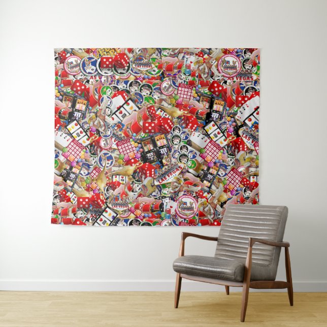 Las Vegas Icons ~ Gamblers Delight Tapestry (In Situ (Horizontal))