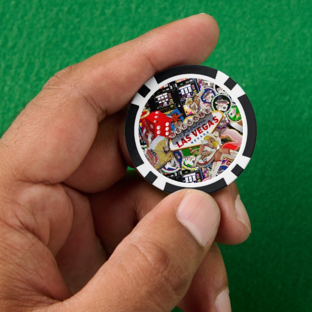 Las Vegas Icons Poker Chips (Hand)