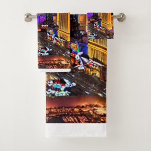 Las Vegas landscape  Bath Towel Set