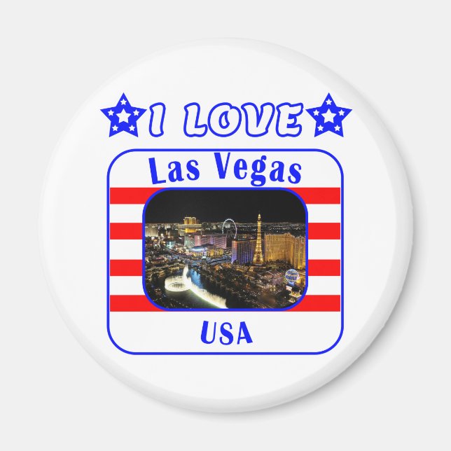 Las Vegas love Magnet (Front)