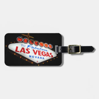 Las Vegas Luggage Tag (Cheetah Print)
