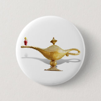 Las Vegas Magic Lamp 6 Cm Round Badge