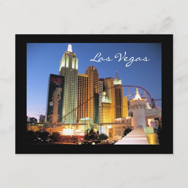 Las Vegas Manhattan postcard (Front)