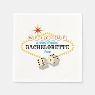 Las Vegas Marquee Bachelorette Party Napkin
