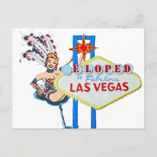 Las Vegas Marriage Elope Announcement (Front)