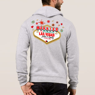 Las Vegas Married Couple Matching Vacation Nevada Hoodie