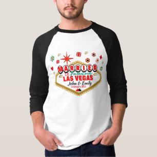 Las Vegas Married Couple Matching Vacation Nevada T-Shirt