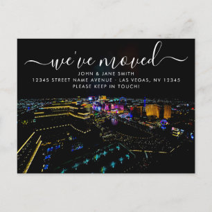 Las Vegas Moving Announcement Postcard