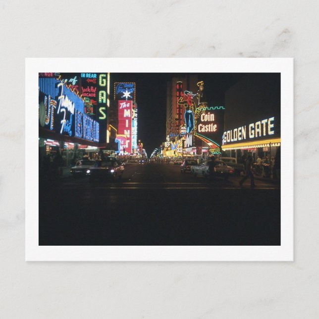 Las Vegas, Nevada 1970s Vintage Postcard (Front)