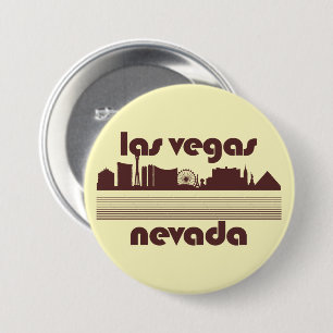Las Vegas Nevada 7.5 Cm Round Badge