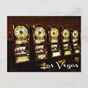 Las Vegas, Nevada Casino Slot Machines Postcard