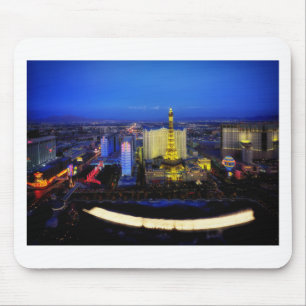 Las Vegas Nevada City Cities Urban Night Evening Mouse Mat