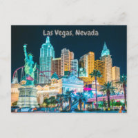 Las Vegas Nevada City Postcard