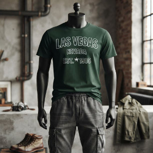 Las Vegas Nevada Est. 1905 Retro Varsity T-Shirt