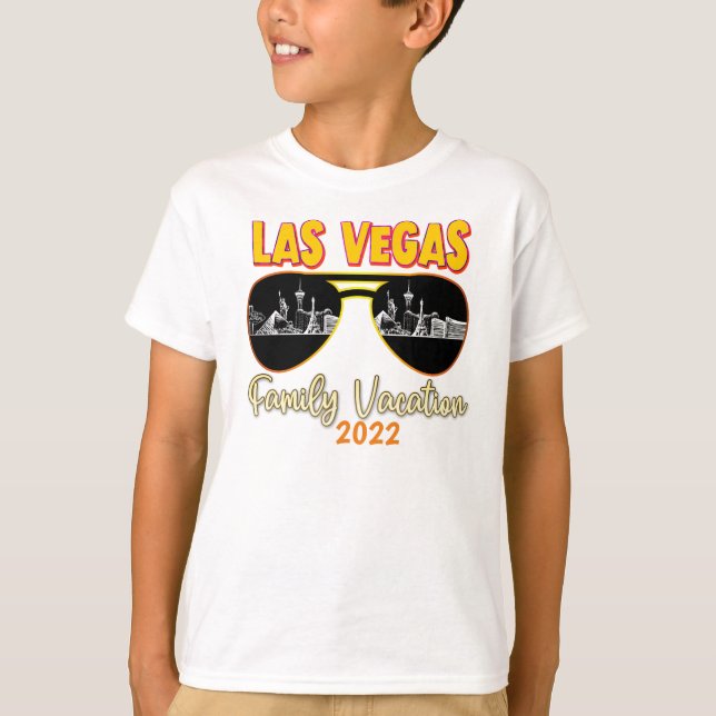 Las Vegas Nevada Family Vacation Matching 2022 T-S T-Shirt (Front)