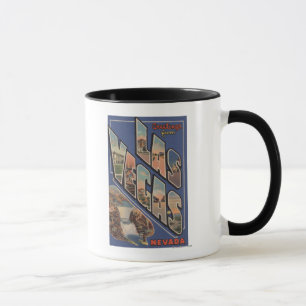 Las Vegas, Nevada - Large Letter Scenes 2 Mug