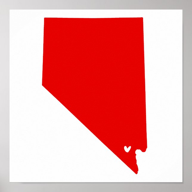 Las Vegas, Nevada Love Poster (Front)