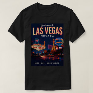 Las Vegas Nevada Neon Night Adventure T-Shirt