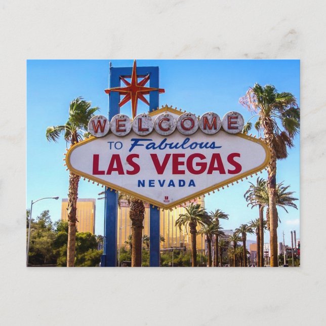 Las Vegas Nevada Postcard (Front)