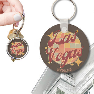 Las Vegas Nevada Retro Vintage Party  Key Ring