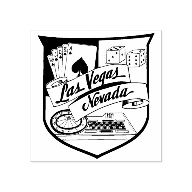 Las Vegas, Nevada  Rubber Stamp (Imprint)