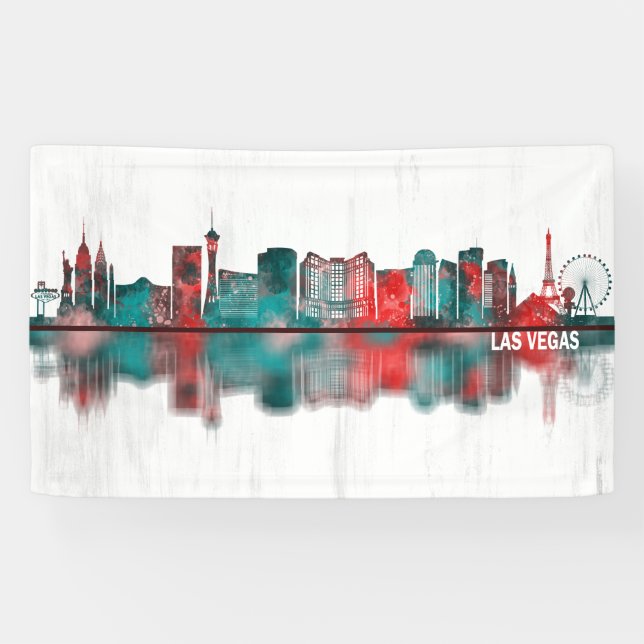 Las Vegas Nevada Skyline Banner (Horizontal)