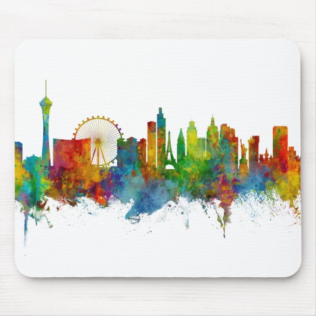 Las Vegas Nevada Skyline Mouse Mat (Front)